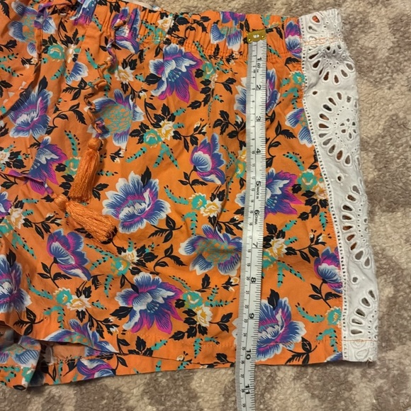 Love by GAP Sleep Pajama Shorts Floral Print Eyelet Detailing Small - Picture 6 of 7